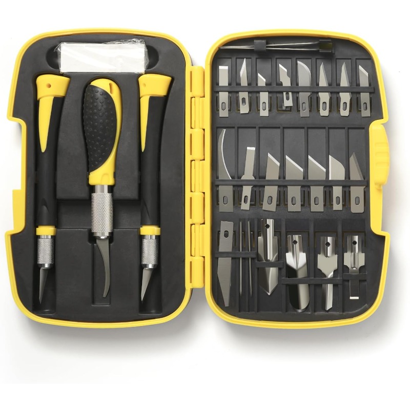 Leatherwork Knife - 30PCS Precision Hobby Knife Set or