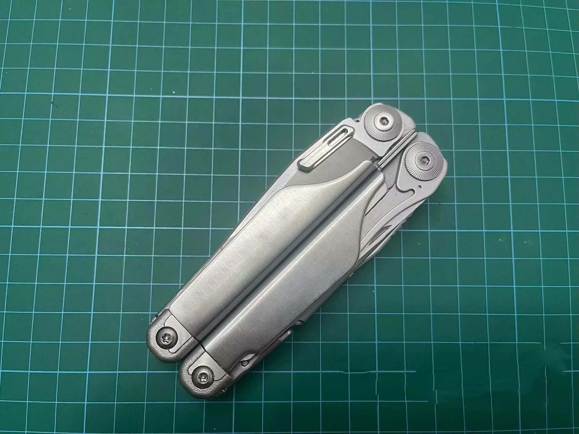2 PCS Stainless Steel Thumb Gr - Leatherwork Knife recension och pris