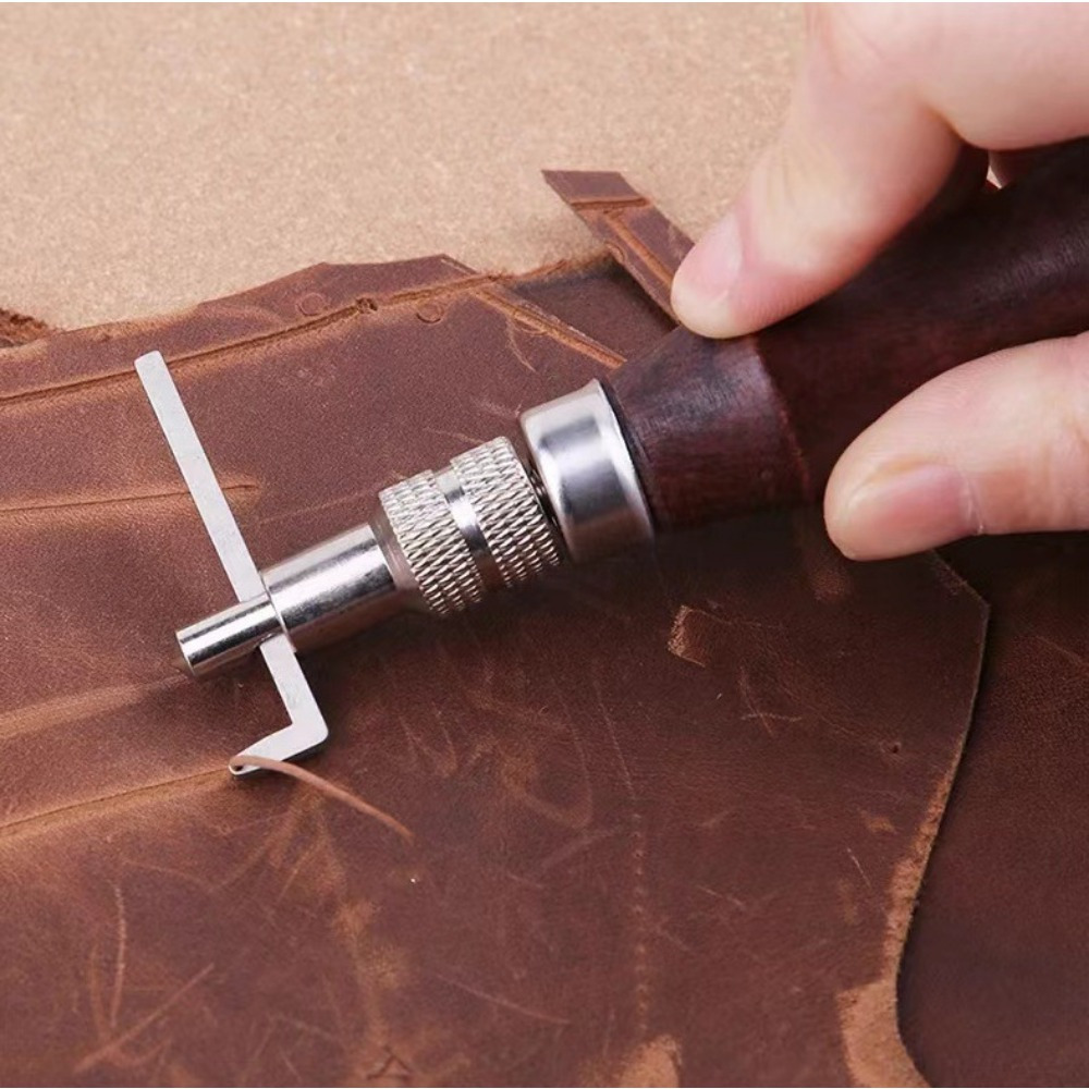 1PC Adjustable Leather Edge St - Leatherworking Equipment recension och pris