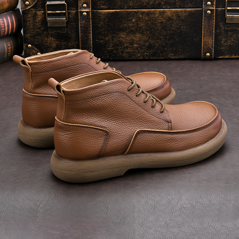 LIHUAMAO Cow Leather Work boot - Leather Work Western recension och pris