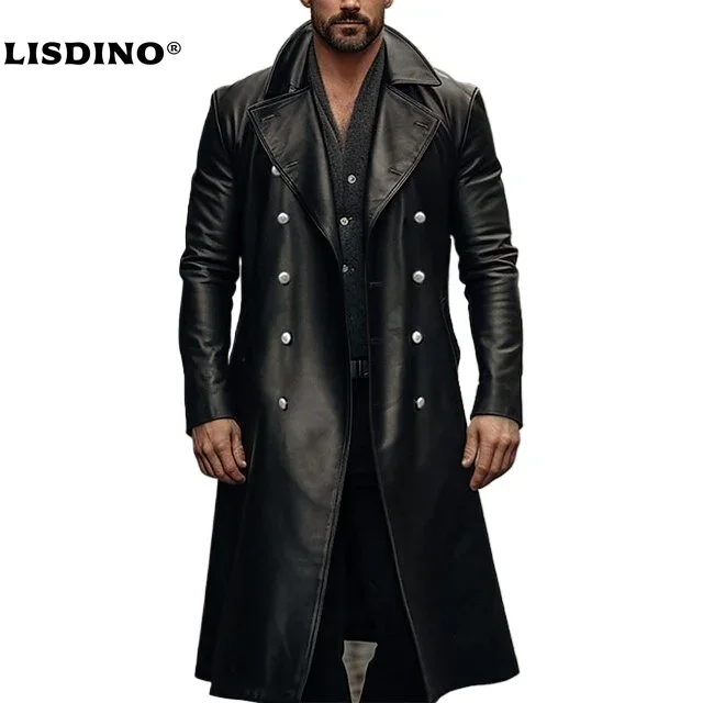 Leather Jacket Men Winter Flee - Leather Work Jacket recension och pris
