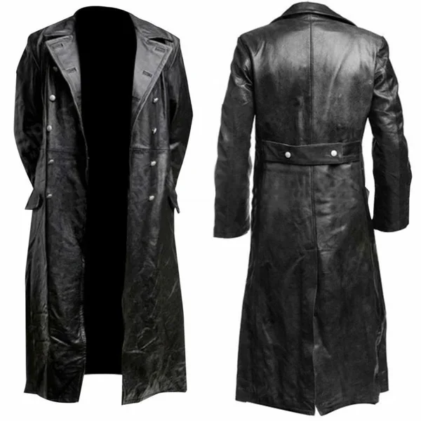 Leather Jacket Men Winter Flee - Leather Work Jacket recension och pris