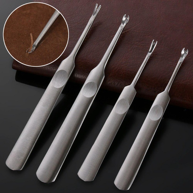 4pcs U+V Shaped Leather Stitch - Groover Stitching Tool recension och pris