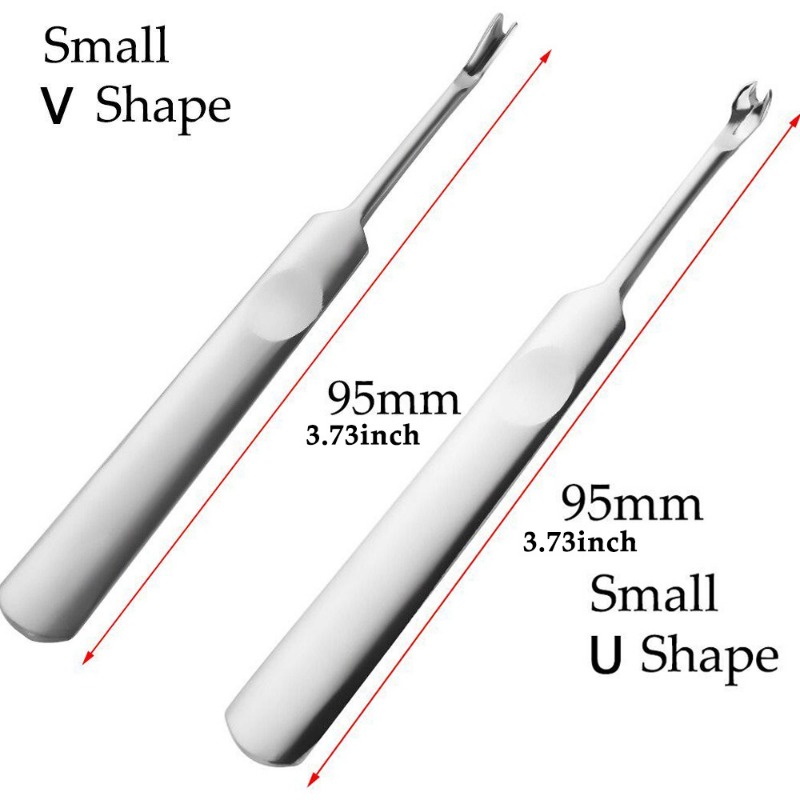 4pcs U+V Shaped Leather Stitch - Groover Stitching Tool recension och pris