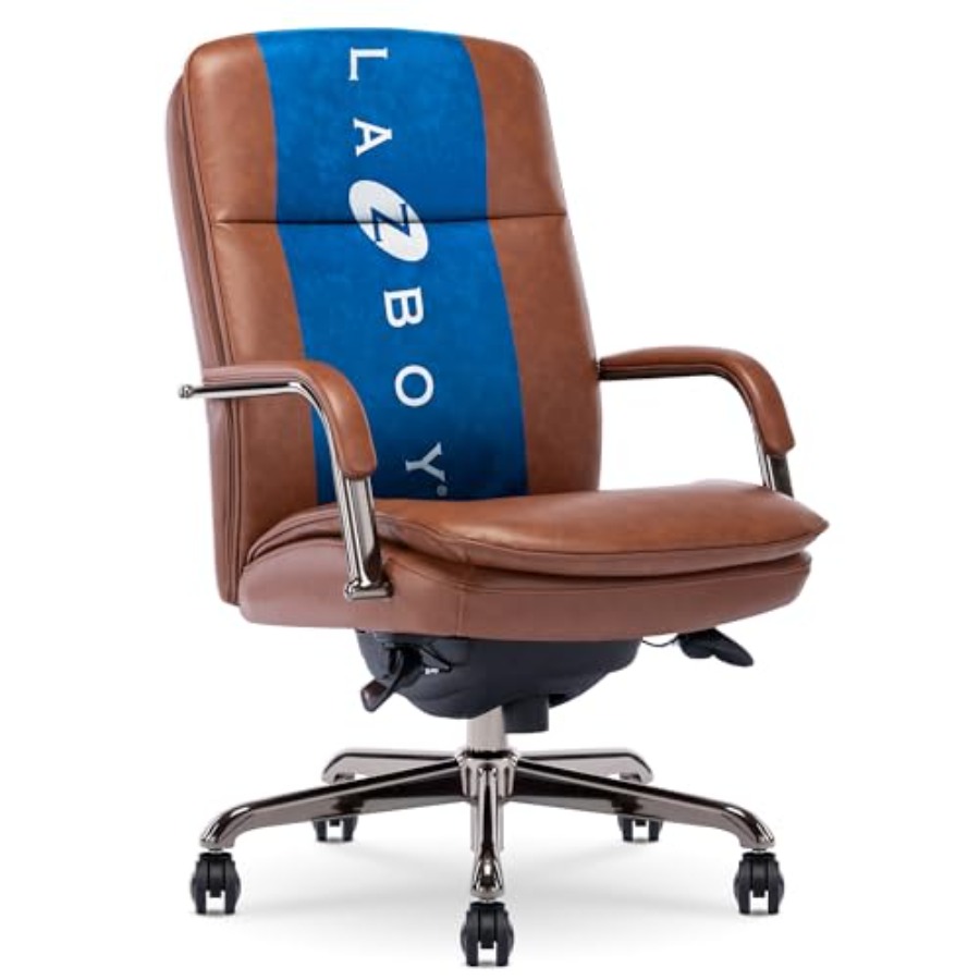 Ergonomic executive office cha - Upholstery Leather Work recension och pris