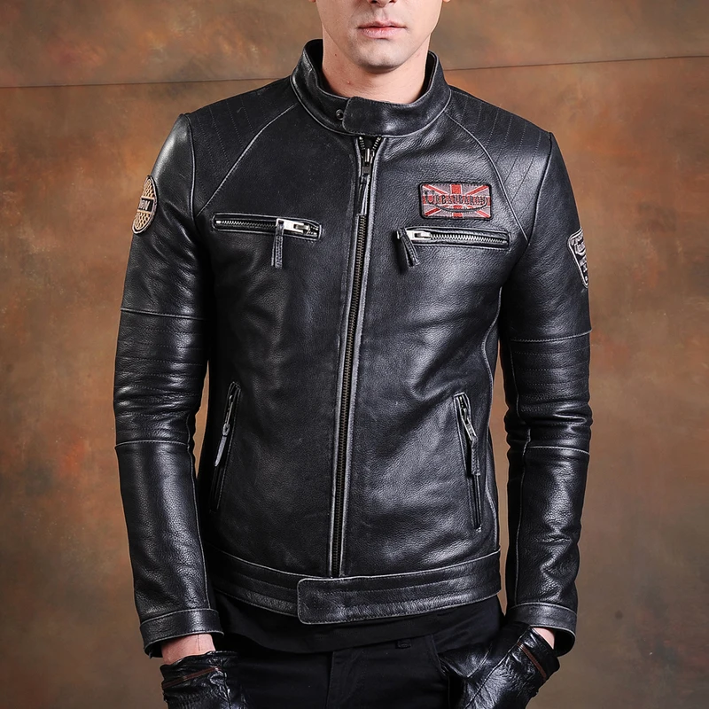 Fashion Biker Jackets Vintage  - Leather Work Jacket recension och pris