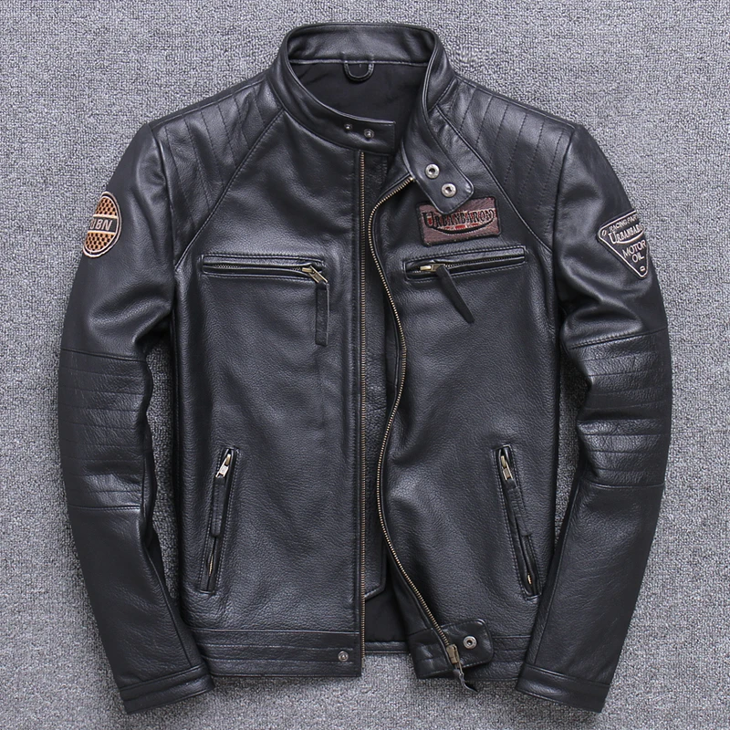 Fashion Biker Jackets Vintage  - Leather Work Jacket recension och pris
