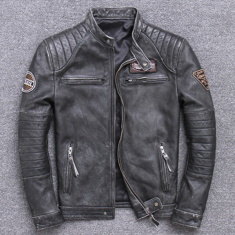 Fashion Biker Jackets Vintage  - Leather Work Jacket recension och pris