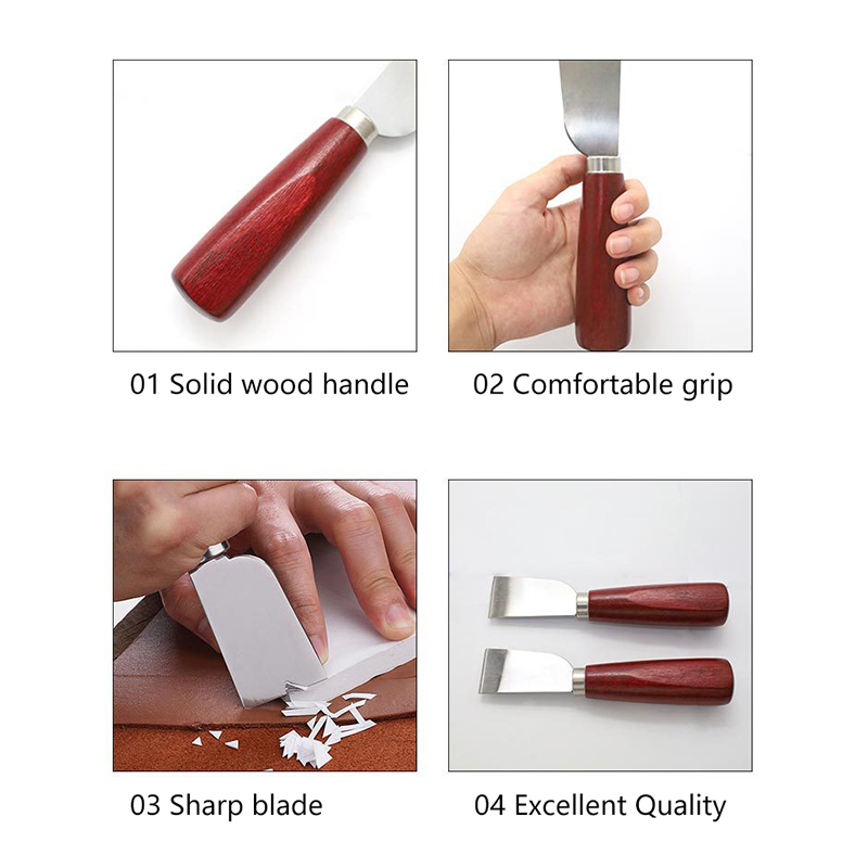 Leather Shovel Knife DIY Leath - Leatherwork Knife recension och pris