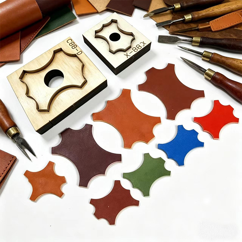 C88 Quadrilateral Floral Leath - Leatherworking Equipment recension och pris
