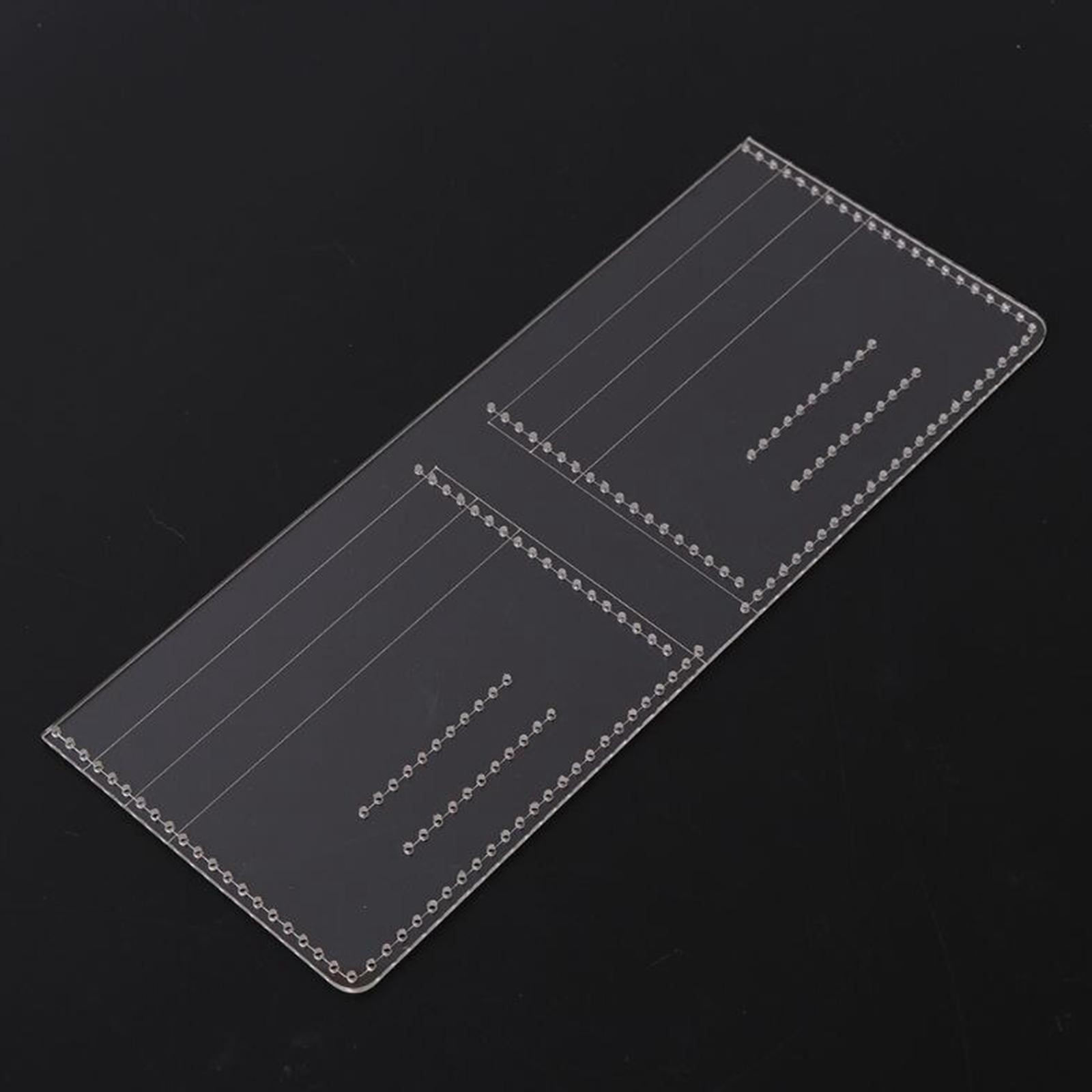 Acrylic Leather Wallet Card Ba - Leatherwork Templates recension och pris