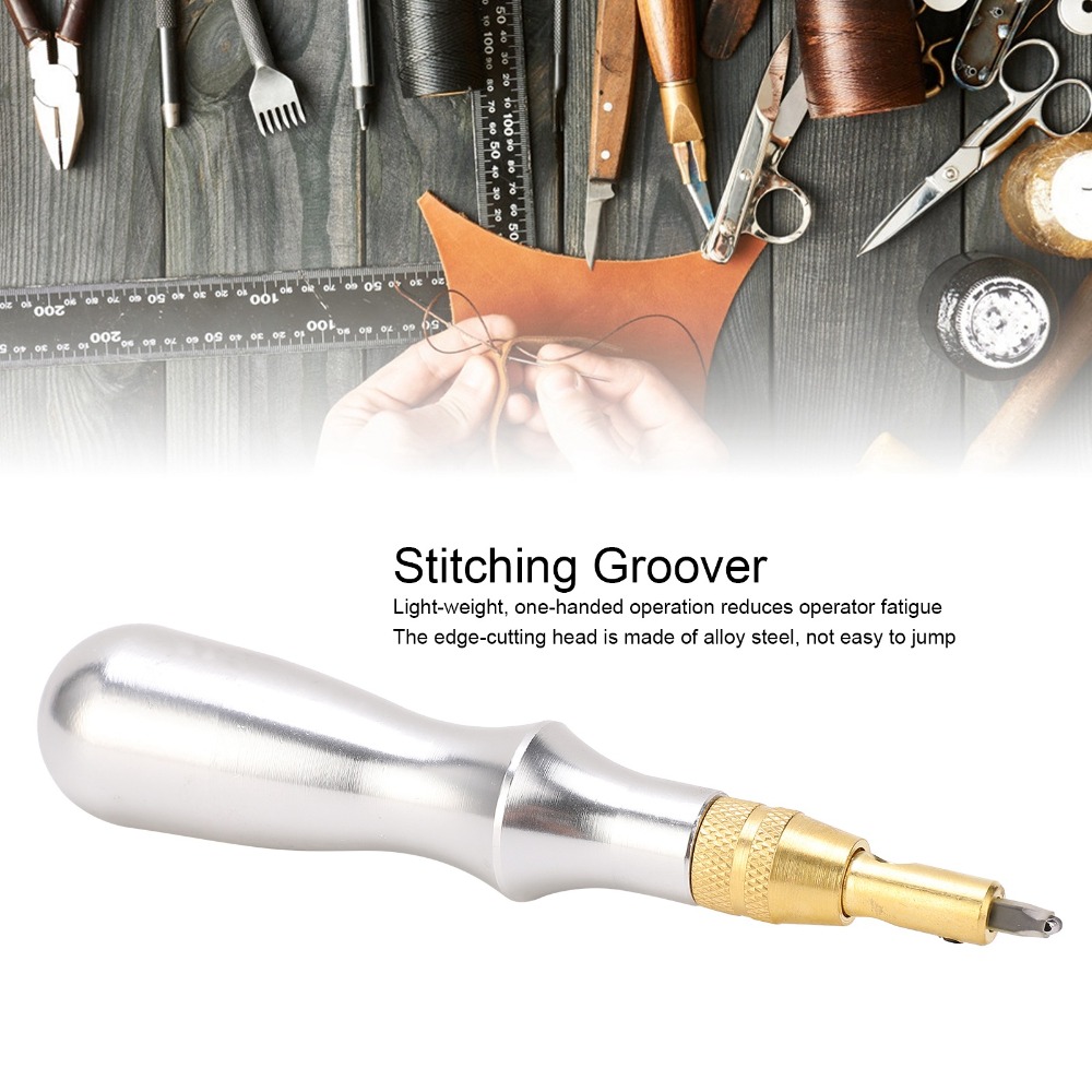 7pcs Aluminum Handle Stitching - Groover Stitching Tool recension och pris