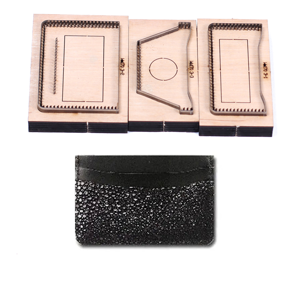DIY leather craft card easy ta - Leatherwork Templates recension och pris