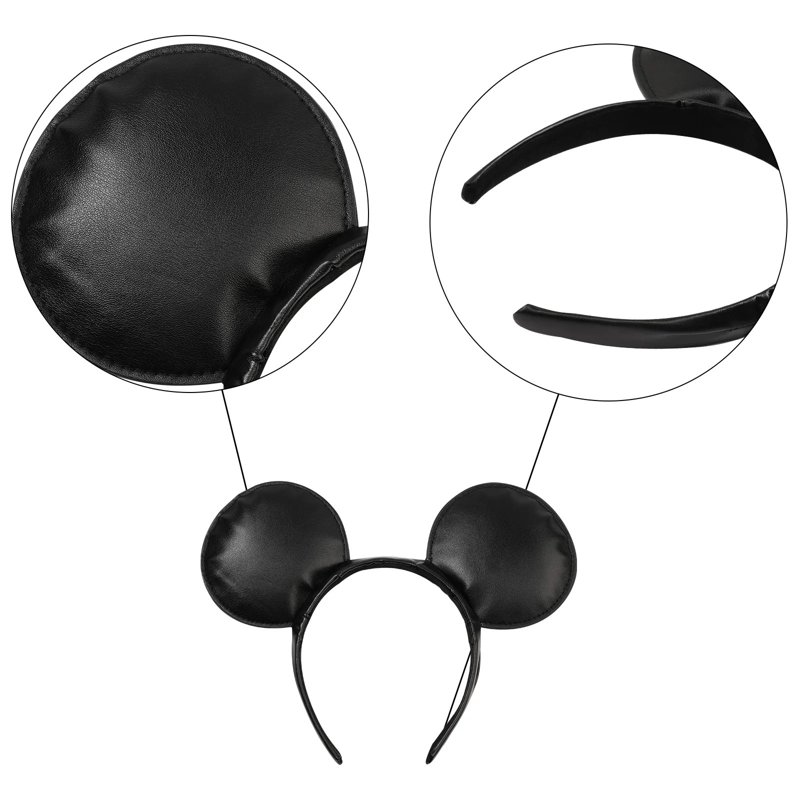 1/2pcs Classic Mickey Mouse Ea - Leatherwork Pony recension och pris
