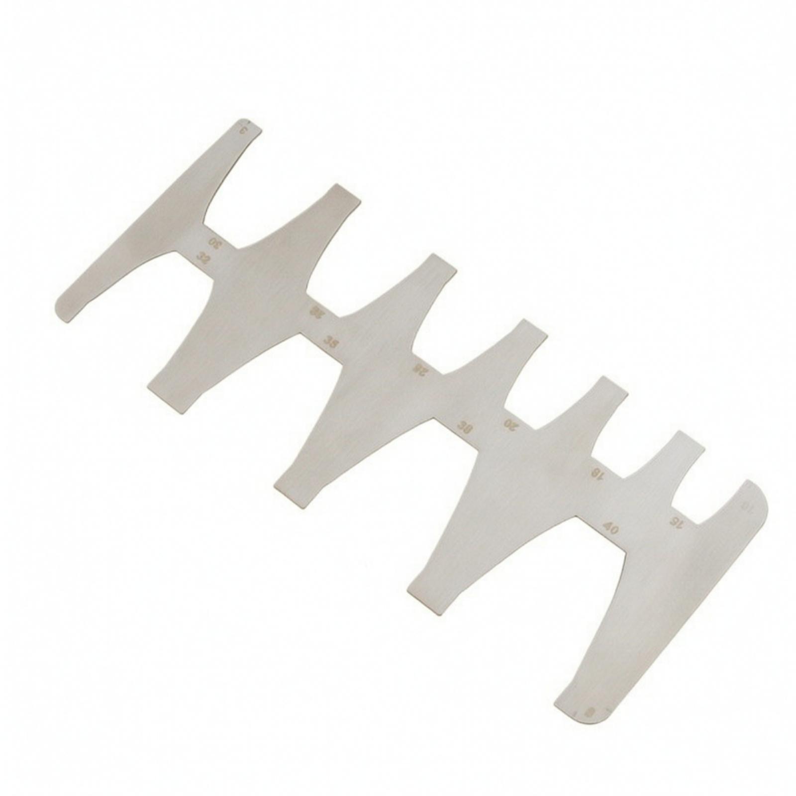 Belt-End Template Ruler 1.2 Mm - Leatherwork Templates recension och pris