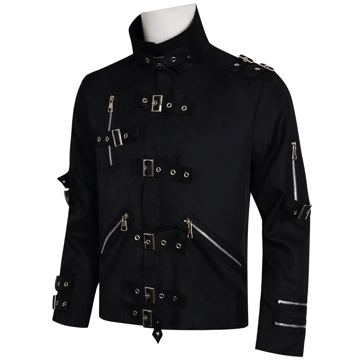 Punk Heavy Metal V8 Leather Ja - Leather Work Jacket recension och pris