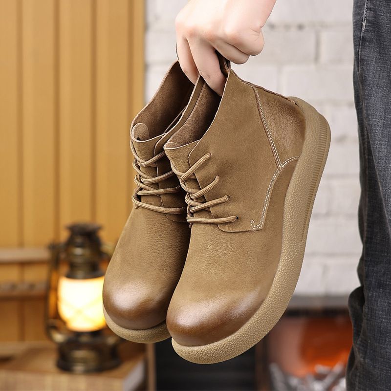 LIHUAMAO Cow Leather Work boot - Leather Work Western recension och pris