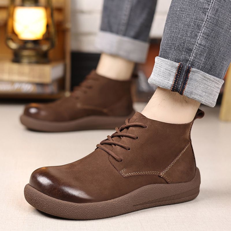 LIHUAMAO Cow Leather Work boot - Leather Work Western recension och pris