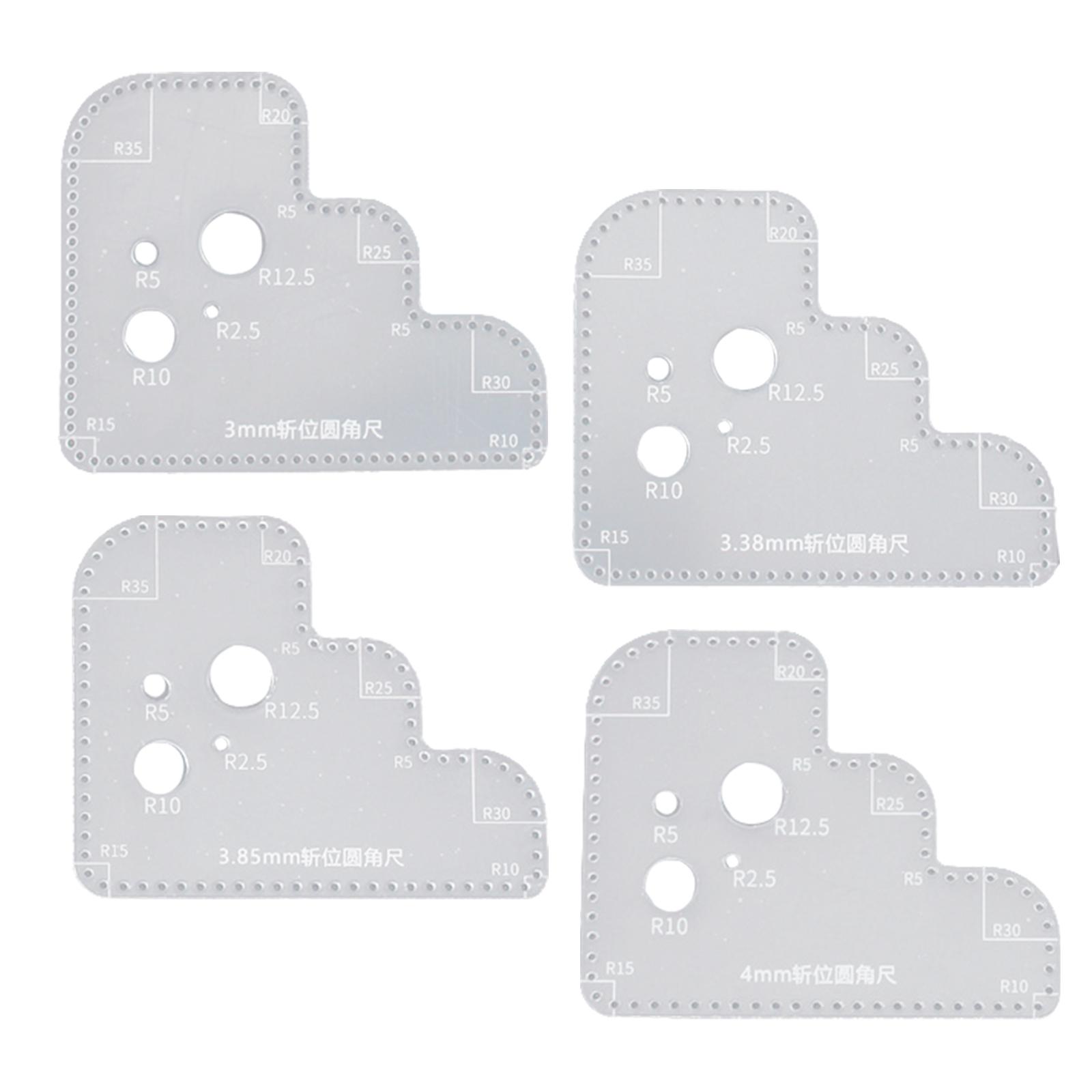 Clear Acrylic Circle Template  - Leatherwork Templates recension och pris