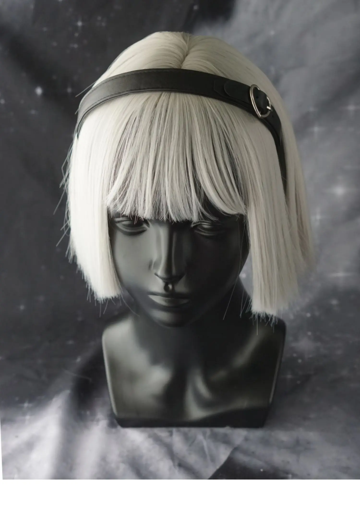 Gothic Leather bucket Headband - Leatherwork Pony recension och pris