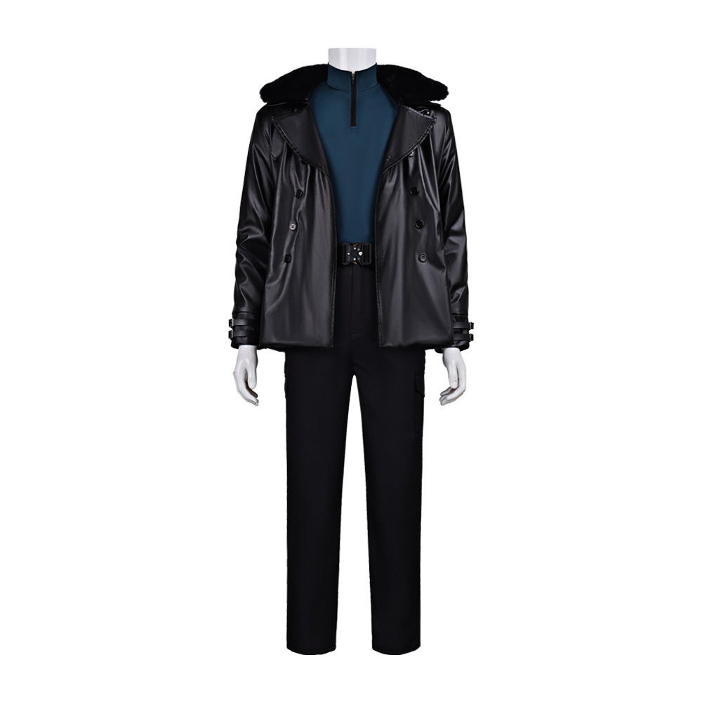Game Leon Kennedy Re9 Evil Cos - Leather Work Jacket recension och pris