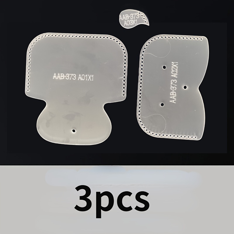 3pcs DIY Mini Wallet Stencil S - Leatherwork Templates recension och pris