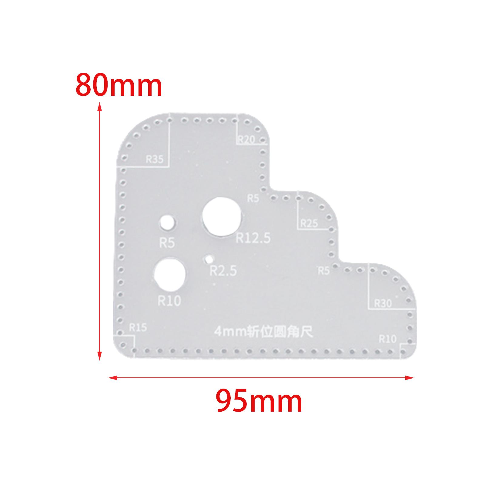 Circle Template Clear Acrylic  - Leatherwork Templates recension och pris