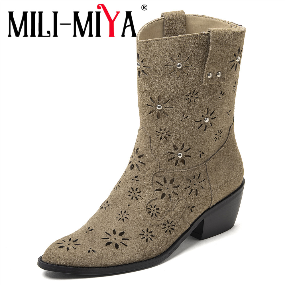 MILI-MIYA 2026 Women Western C - Leather Work Western recension och pris