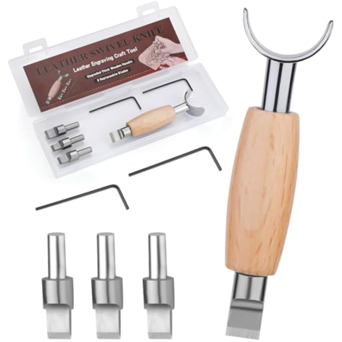 Leather Swivel Knife, Leather  - Leatherwork Knife recension och pris